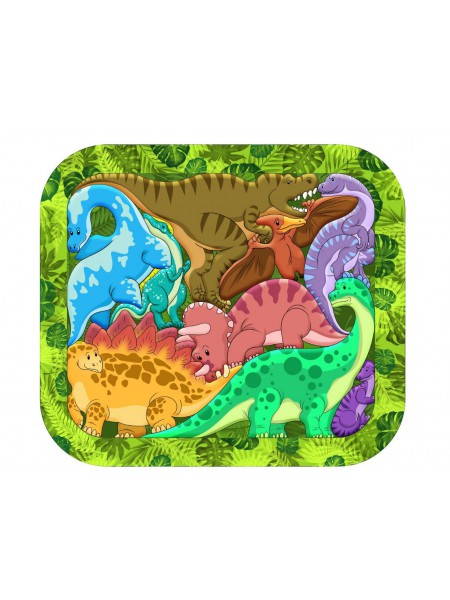 Деревянный зоопазл "Динозавры"