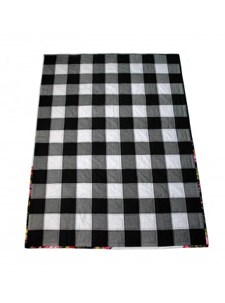 Лоскутное одеяло-покрывало Квадратная геометрия